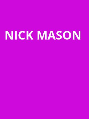 Nick Mason, Akron Civic Theatre, Akron