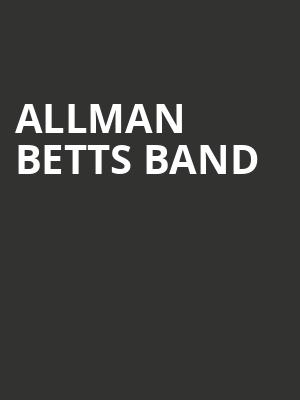 Allman Betts Band, The Kent Stage, Akron